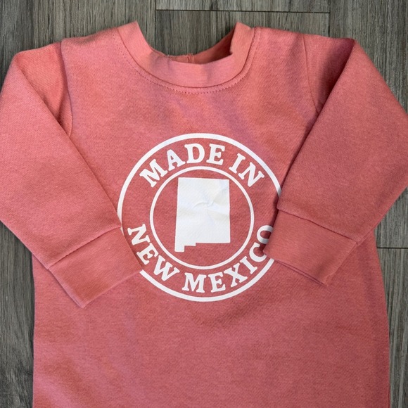 Rabbit Skins Other - Made in New Mexico Romper Sweatsuit by Rabbit Skins Size 18M Salmon Pink